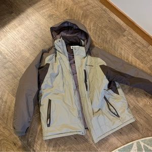 NWOT Columbia winter coat ski jacket beige brown color mens XXL